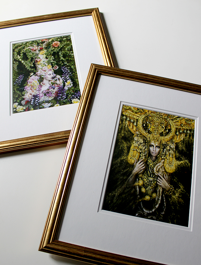 Framing Postcards as Art - Swoon Worthy