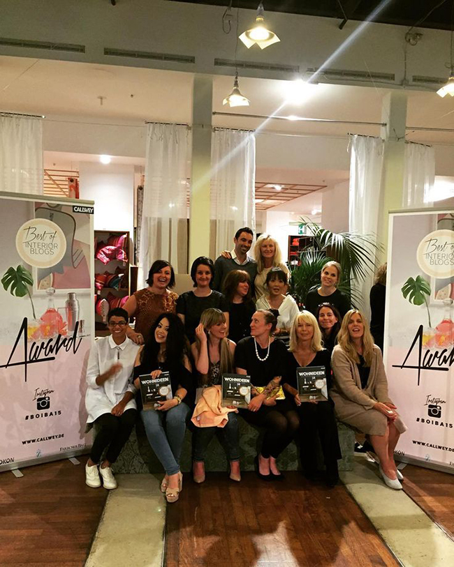 Callwey Best of Interior Blog Awards Nominees group shot