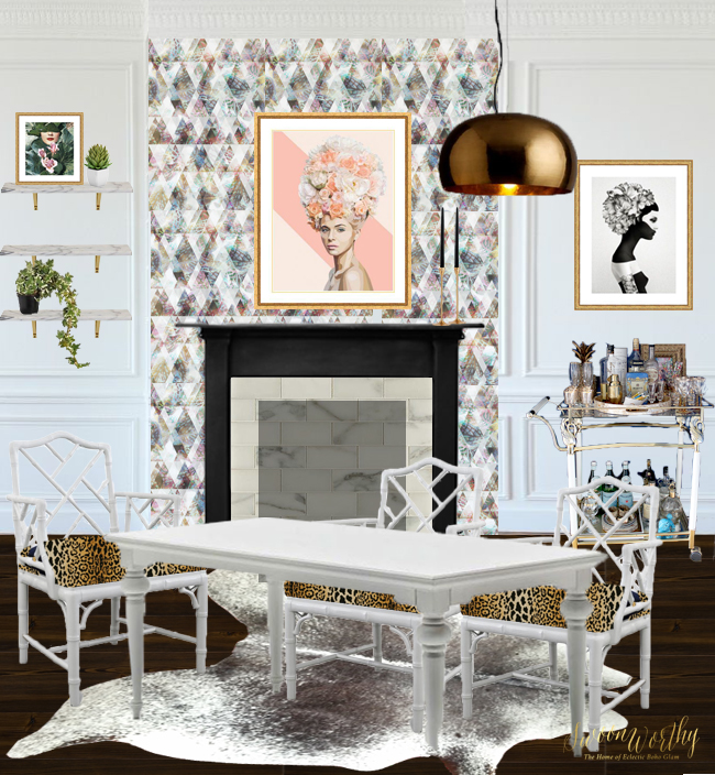 Dining Room Remodel: The Design Reveal! Eeek!